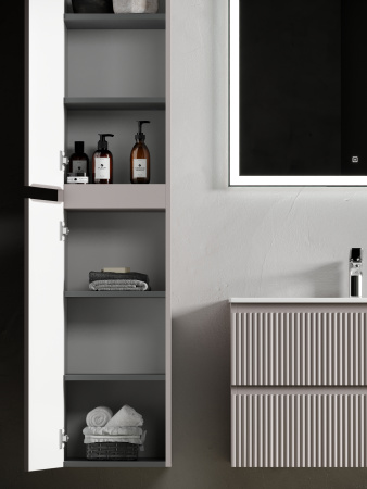 Шкаф-пенал Sancos SNOB R PSNR35SM 35х35х165 подвесной цвет бежевый